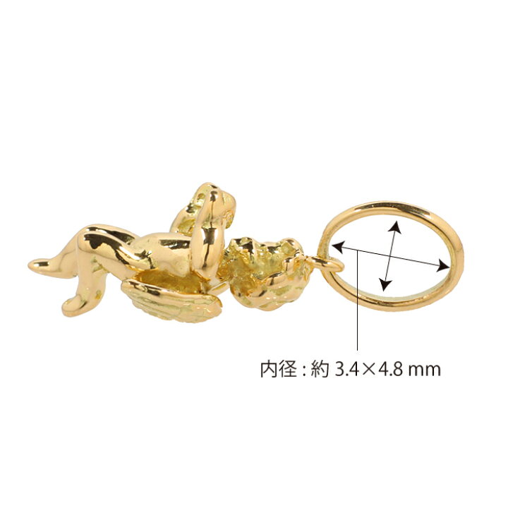 楽天市場】エンジェル 天使 キューピッド K18 18金 18k ペンダント 