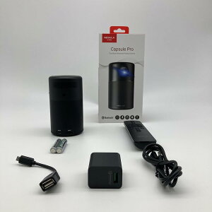 Anker Nebula Capsule Pro�iAndroid���ڃ��o�C���v���W�F�N�^�[�j�y150 ANSI���[���� / DLP���� / 360�x�X�s�[�J�[�z