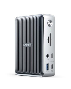 Anker PowerExpand Elite 13-in-1 Thunderbolt 3 Dock �h�b�L���O�X�e�[�V���� 85W�o�� USB Power Delivery �Ή� USB-C�f�[�^ & �[�d�|�[�g
