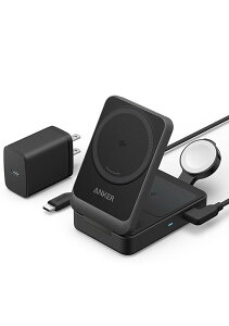 Anker MagGo Wireless Charging Station (Foldable 3-in-1) �u���b�N