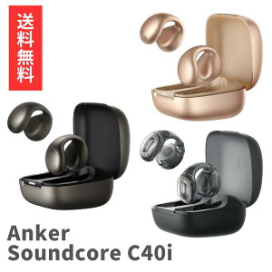 �A���J�[ Anker Soundcore C40i Bluetooth 5.4 �I�[�v���C���[�^���C�����X�C���z�� �C���[�J�t IPX4�h���K�i �ő�21���ԍĐ� �}���`�|�C���g�ڑ� ���^���b�N�O���[ ���[�Y�S�[���h �N���A�u���b�N
