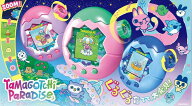 たまごっちパラダイス Tamagotchi Paradise バンダイ ピンク ブルー パープル たまラボステッカー ほーほ…