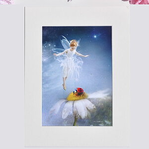 【送料無料】イギリス 英国製アート絵画 【画題 ユー メイク ミー スマイル 作家のサイン入り】妖精の写真家Charlotte Birdのフォトグラフ ギフト対応 あす楽