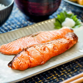 紅鮭・キングサーモン切身セット カナダ産天然紅鮭 甘塩 キングサーモン養殖 無塩切身 焼き魚 お弁当 贈答用 父の日 母の日