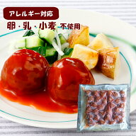 【アレルギー対応】 うす味 ケチャップたれ付き肉団子 （1袋30個入）（肉だんご 鶏だんご ケチャップ味 …