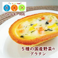 【楽天スーパーSALE 10％OFF】【アレルギー対応】 FM5種の国産野菜のグラタン40g（60個入り）（日東ベス…