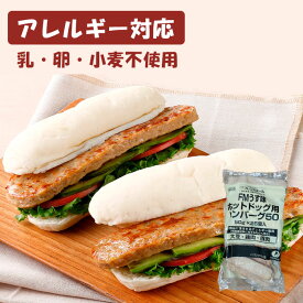 【アレルギー対応】 FMうす味 ホットドック用ハンバーグ（25個入）（日東ベスト アレルギー対応 ハンバーグ ホットドック 卵不使用 乳不使用 小麦不使用 国産 豚肉 おかず おやつ 給食 グルテンフリー 業務用）