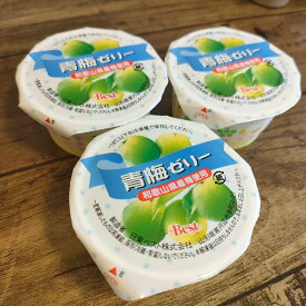 【楽天スーパーSALE】 青梅ゼリー (40個)（和歌山県産梅使用）（ゼリー 梅 給食 デザート スイーツ お菓子 おやつ パーティー 学校 幼稚園 保育園 誕生日会 行事食 ）