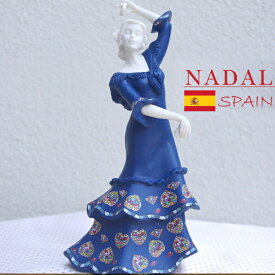 【高さ20cm 】日本では手に入らない！スペイン直送 ナダル人形 フラメンコ 陶器 フィギュア