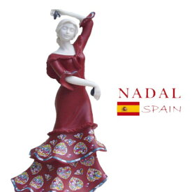 【高さ32cm 】日本では手に入らない！スペイン直送 ナダル人形 フラメンコ 陶器 フィギュア