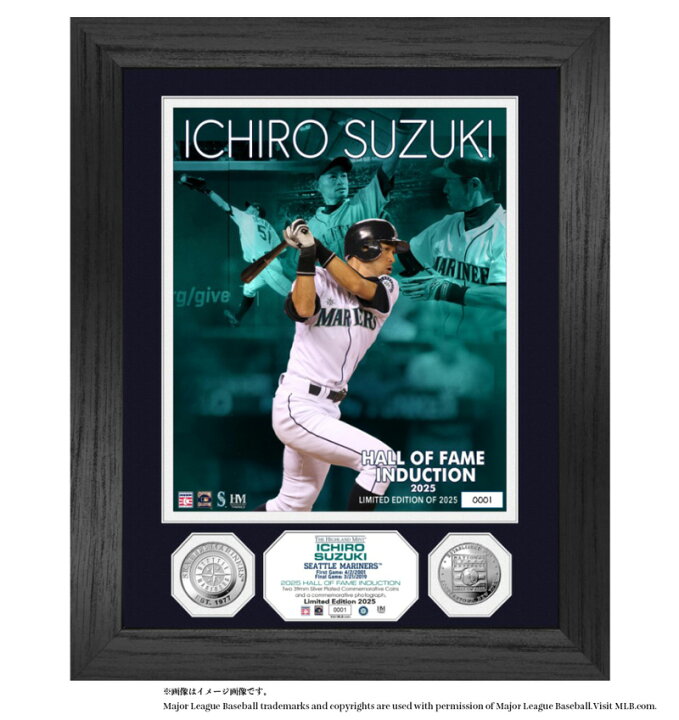 楽天市場】【予約商品】イチロー MLB 殿堂入り記念 ダブルコインフォト 