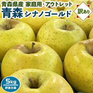 青森りんご シナノゴールド 訳あり・家庭用 5kg 林檎【青森県産】アウトレット品お買得・サイズお任せ【出荷日お任せ・指定日不可】送料無料