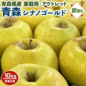青森りんご シナノゴールド 訳あり・家庭用 10kg 林檎【青森県産】アウトレット品お買得・サイズお任せ【出荷日お任せ・指定日不可】送料無料