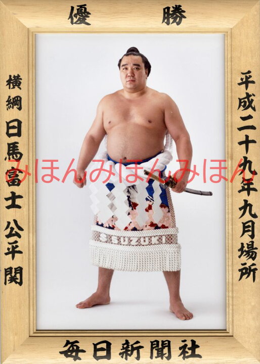 楽天市場】【最大2000円OFFクーポン】日馬富士公平関 優勝ミニ額 