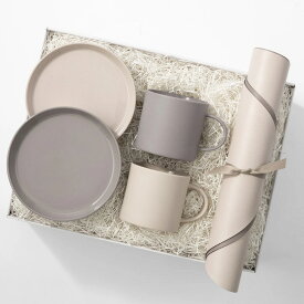 【最大1000円OFFクーポン】限定ギフトボックス プレート ランチョンマット TABLE WARE BOX / SERENE / PLATE & PLACE MAT ［HYACCA ］ ［モヘイム］ ［リンド ディーエヌエー］マグカップ プレート お皿 テーブルマット 陶器 贈り物 ギフトセット プレゼント 食器セット