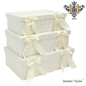 ジェニファーテイラー 【送料無料】 3段ボックス Jennifer Talor Florence アメリカ 輸入 収納BOX 3Pボックス 小物入れ 3個セット 新生活 即日出荷