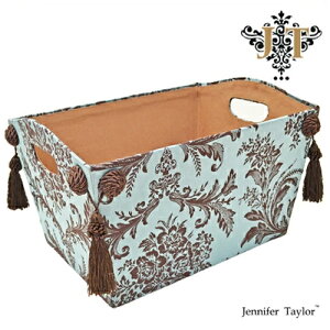 ジェニファーテイラー【送料無料】【カーライル】マガジンラック Jennifer Talor Carlisle アメリカ リボン エレガント アンティーク調 ヨーロピアン 輸入 インテリア 小物入れ マガジンボックス