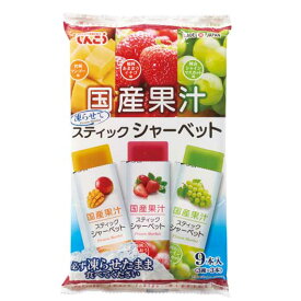 【P最大46倍】 プチギフト お菓子 500円 【送料無料】 【160個単位】国産果汁凍らせてスティックシャーベット9本入 シャーベット プチギフト お菓子 プチギフト シャーベット 400円 人気 400円台 敬老会 プレゼント イベント