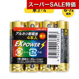 【クーポン有 大感謝祭】【30%OFF】 販促品 乾電池 長期保存アルカリ乾電池4本パック　単3 乾電池 即納 販促品 激安 乾電池 200円 人気 100円台 敬老会 プレゼント イベント セール sale