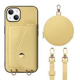 【8月7日限定5%OFF+P2倍】iPhone 14 ケース iPhone15 ケース iPhoneケース レザー iPhone13 iPhone12 iphone15 pro max ショルダー iphone14 pro max ストラップ付 コインケース 丸型 15Plus iPhone13 pro max iphone12 pro max カード収納 小銭入れ 14plus