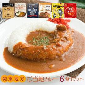 ■ご当地カレー 詰合せ 関東地方 6食セット■ 【 送料無料 】 ご当地 レトルト カレー