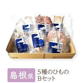 5種のひもの Bセット （317） 島根県 干物 詰め合わせ 岡富商店 美食うまいもん市場 送料無料