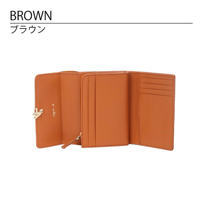 楽天市場】ボヤージュ agnesb.VOYAGE 三つ折り財布 ミニウォレット 