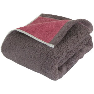 【選べる枚数(1〜10枚)】DAILY PRAIRIEリバーシブルハーフバスタオル<チャコールグレー/ダスティピンク>(COREV-HB-GY)【今治タオル】(認定番号:第2021-823号)【送料込み価格】※こちらの商
