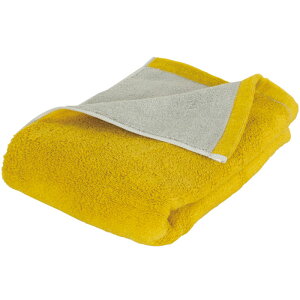 【選べる枚数(1〜10枚)】DAILY PRAIRIEリバーシブルビッグバスタオル<ミモザ/グレー>(COREV-BB-YE)【今治タオル】(認定番号:第2021-823号)【送料込み価格】※こちらの商品は箱に入っており