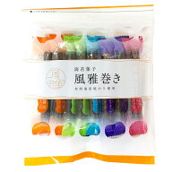 【即日出荷】【選べる袋数(1～2袋)】海苔菓子　風雅巻き　12本ミックスパック（5種類12本入）【箱無し・…