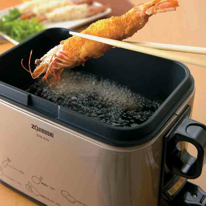 楽天市場】象印マホービン 電気フライヤー（EFK-A10G-TJ）【送料込み  