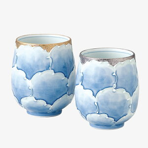 【選べる箱数(1〜10箱)】文山窯プラチナ牡丹組湯呑木箱入(10858)【送料込み価格】