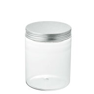 【セット売り】10個セット アルミ蓋クリアケース（L）約600ml 小物の保存収納やディスプレイに echo1206-…