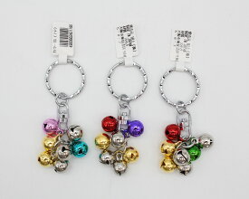 カラー鈴（7P）キーホルダー1個 tagamiP-03AK【メール便対応一個口で12枚まで同梱可】【t5】