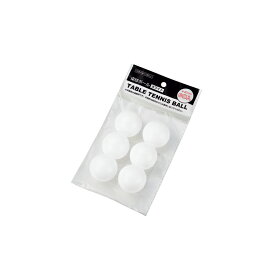 【セット売り】10個セット　卓球ボールΦ40mmホワイト6個入　echo2262-574AR【t5】