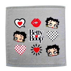 【メール便対応】【BettyBoop】ベティブープ リップス ベティシャーリング染料プリント ウォッシュタオル【z】【t5】
