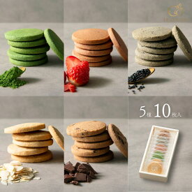 スイーツ 発酵バターのサブレ 5種 10個入 クッキー サブレ 送別 手土産 挨拶 10枚 バニラ チョコ 抹茶 アーモンド きび糖 梅 苺 ギフト お菓子セット 詰め合わせ 掛け紙 和風 洋菓子 個包装 常温保 誕生日 ギフタ ルココン 母の日 父の日