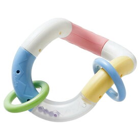 トイローヤル にぎにぎくねくね(水で丸洗い可/ラトル) 無塗装 ネジ不使用 (握りやすい/音が鳴る) 赤ちゃん ベビー用品 おもちゃ