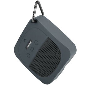 TXEsign シリコンケース Bose SoundLink Micro Bluetoothスピーカー用 ソフトトラベルキャリーケース 保護カバー メタルフック付き Bose SoundLink Microケース用