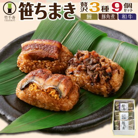 冷凍 ちまき うなぎ 角煮 和牛 贅沢 3種9個 詰め合わせ セット 竹千寿 笹ちまき 誕生日プレゼント 残暑見舞い ギフト 敬老の日 食べ物 50代 60代 70代 80代 お取り寄せ 粽 内祝い 結婚 出産 お返し 友達 男性 女性 冷凍食品 レンジ 温めるだけ 父親 母親 祖父 祖母 人気