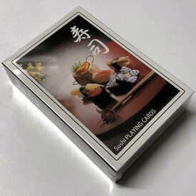 お寿司のトランプカード パーティーグッズ 日本のおみやげ トランプ ホームステイのおみやげ 寿司ネタ写真