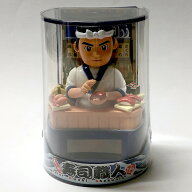 ソーラーパワーで寿司を握る　寿司職人【寿司人形】【日本のおみやげ】【日本のお土産】【寿司インテリア…