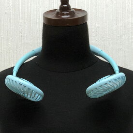 携帯扇風機 ハンズフリー ネックファン ポータブル扇風機 ブルー首かけ式扇風機 ミニ扇風機 ミニファン 3段階風量調節 USB充電式低騒音設計 長時間連続動作 卓上ミニ扇風機 電池がいらない充電式