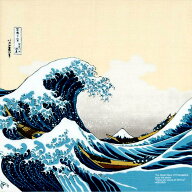 浮世絵 風呂敷 葛飾北斎 波裏 タペストリー 70cm x 70cm日本のアート 北斎 版画 冨嶽三十六景 浪裏 ふろ…