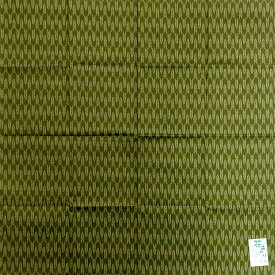 大判 ハンカチ 矢絣 緑 綿 100％ 53cm x 53cm 日本製和風 和柄 日本 吉祥模様 縁起物 魔よけ 侍 メンズ 厚手 コットンハンカチ レトロ お洒落 大正ロマン 男女兼用 着物 浴衣 和装 バンダナ ミニ風呂敷 スカーフ お弁当包み ランチョンマット 手芸用布 父の日 送料無料