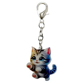 可愛い 子猫 キーホルダー 癒し 猫幸運 お守り ネコ型キーホルダー ラッキーキャット 三毛猫 かわいい ネコ ねこ キーリング バッグチャーム アクセサリー スマホチャーム ペット 猫のキーホルダー 猫好き プレゼント 可愛いキーホルダー インテリア キャット 送料無料