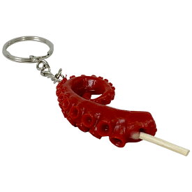 食品サンプルキーホルダー たこ足 面白 キーホルダー蛸足 タコの足キーホルダー おでん ホームステイのおみやげ 日本土産 送料無料