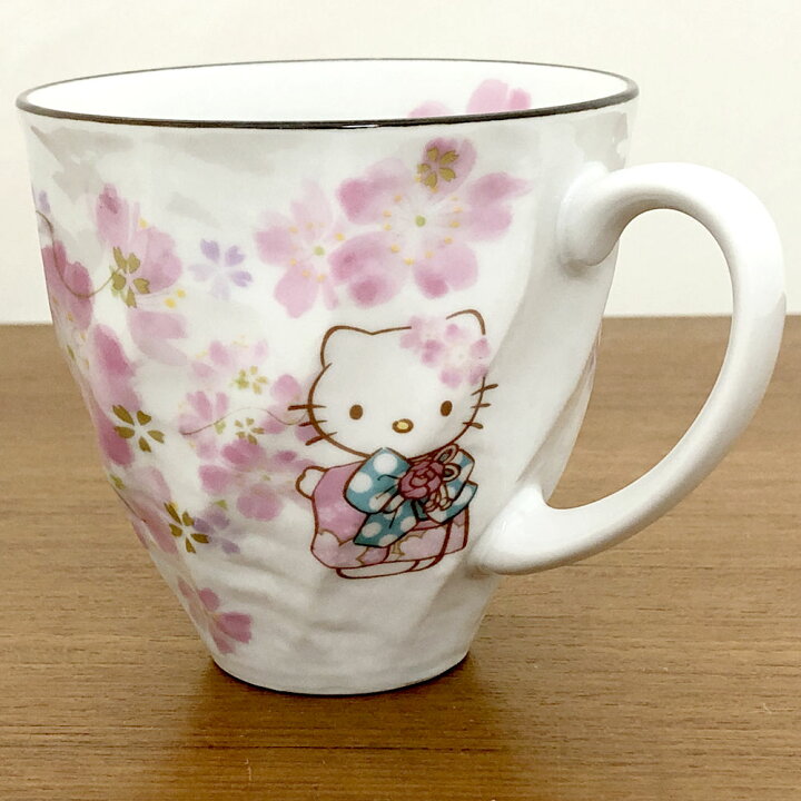 楽天市場】キティちゃん マグカップ 桜 ギフト クリスマスギフト HELLO 