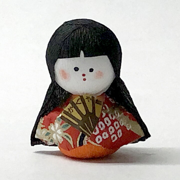 楽天市場】民芸玩具 起き上がりこぼし人形 日本昔話 かぐや姫縁起物 