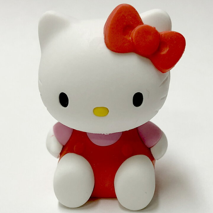 楽天市場】キティちゃん フィギュア 消しゴム 赤キティ ミニ 人形 
